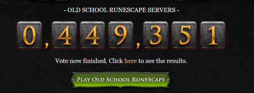 OldScape Poll Ends, Jagex Alters&nbsp;Conditions