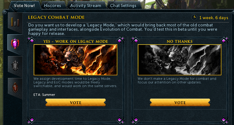 Rolling Back Evolution of Combat: One Patch at a&nbsp;Time