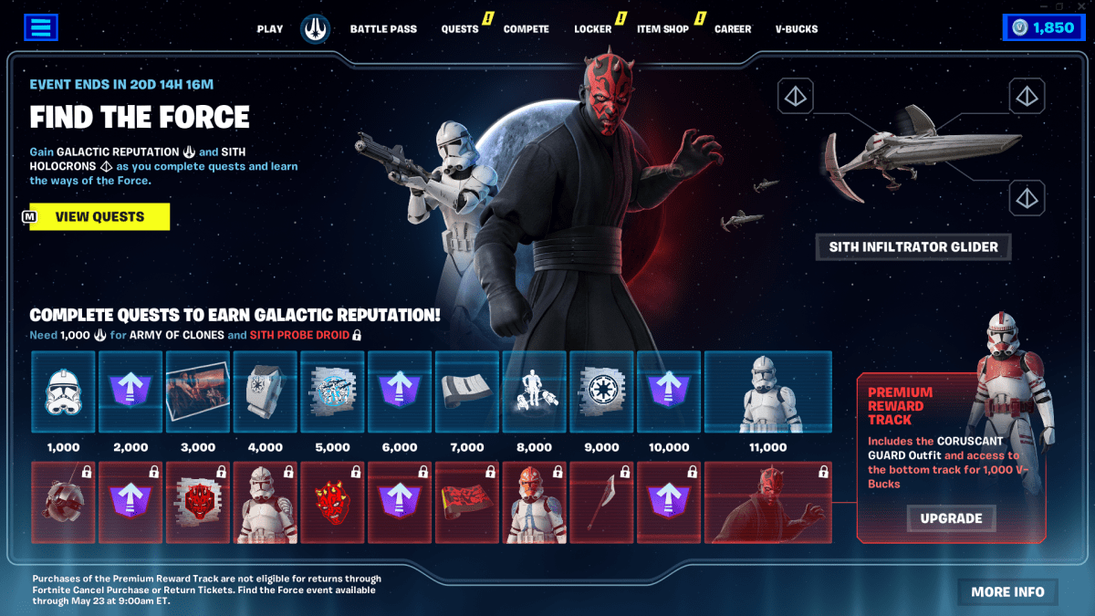 Fortnite Adds Star Wars Battle&nbsp;Pass