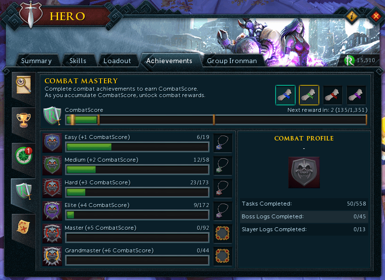 RuneScape Adds Combat&nbsp;Achievements